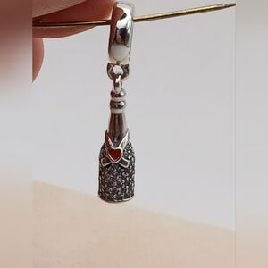 ALE S925 Wine Bottle Bracelet Charm Dangle Bead